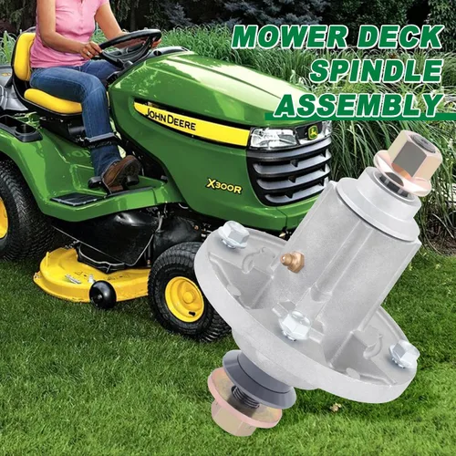 Miniatura 6 de Conjunto de cortacésped para eje John Deere D140, D100-D160 LA100-LA165 X110 X120 y X140 GY20454, GY20867, GY20962 Oregon 82-359 Raisman 80-12-041