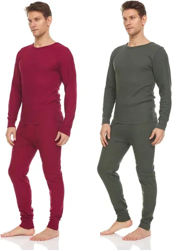 Miniatura 2 de DARESAY Camisa y pantalón térmico de manga larga para hombre capa base para camisetas y chaquetas conjunto de capa base para hombres 2