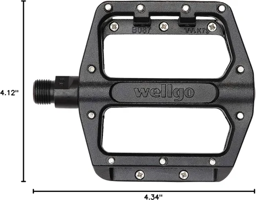 Miniatura 5 de 16" Aleación Plataforma BMX/ATB Pedales - Negro