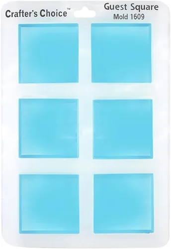 Miniatura 2 de Molde de silicona para jabón Regular 1501 de Crafters Choice Blanco translúcido
