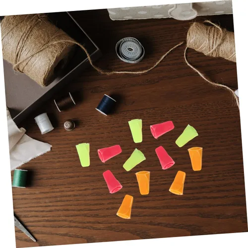 Miniatura 9 de Ciieeo Accesorios para tejer 30 Uds. Agujas de punto Suministros de tejer Accesorios de tejer Aguja de Punto Protectores Protector Agujas de Tejer