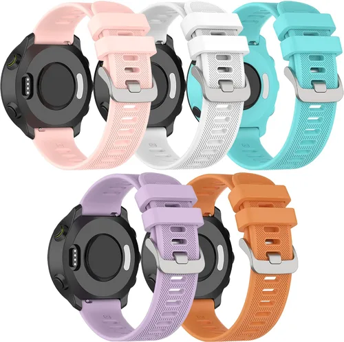 Miniatura 8 de Correa para Garmin Forerunner 55, banda de liberación rápida de repuesto para Garmin Forerunner 158 (sin rastreador, bandas de repuesto solamente)
