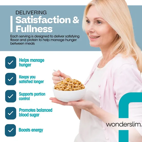 Miniatura 4 de WonderSlim Proteína de avena, manzana 'n canela, 130 calorías, 0.42 oz de proteína, 0.14 oz de fibra (7 unidades)