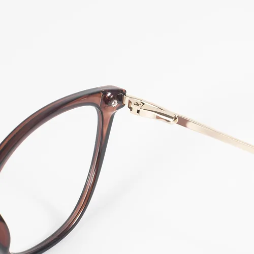 Miniatura 2 de Gafas de lectura con bloqueo de luz azul, gafas de lectura de ojo de gato, gafas de lectura ultraligeras para mujeres BHX8012 Marrón