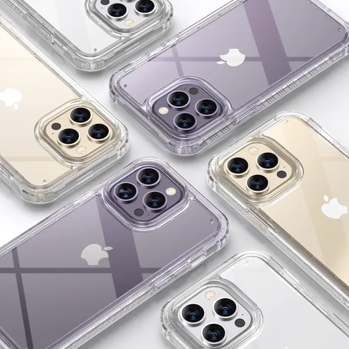 Miniatura 7 de Diaclara - Funda diseñada para iPhone 14 Pro Max de 6.7 pulgadas, resistente, cuerpo completo, con protector de pantalla sensible al tacto