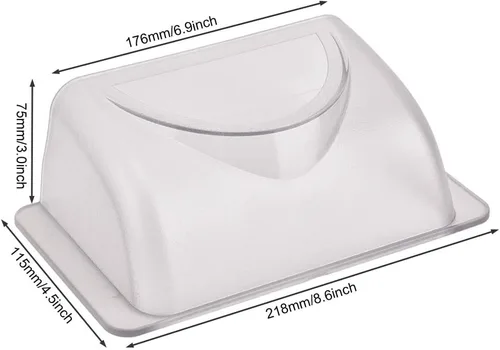 Miniatura 8 de Sonew Cubierta impermeable, Cubierta de lluvia de plástico, Cubierta impermeable Protector de Concha, para RFID Control de Acceso Teclado