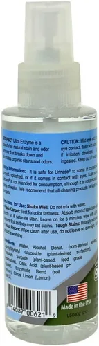 Miniatura 2 de Ultra Enzyme Formula Spray removedor de manchas y olores, alfombras y alfombras, madera dura y muebles, cajas y caja de basura, no tóxico