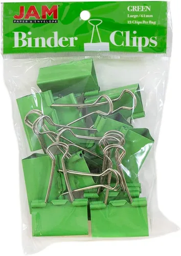 Miniatura 72 de Broches aprietapapeles JAM Paper®, Blanco