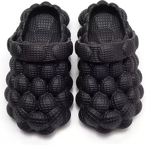 Miniatura 4 de LEPHYON Sandalias de burbujas para niños Zapatos de pelota de golf Zuecos Gargen para niñas Pantuflas divertidas para niños, cómodas