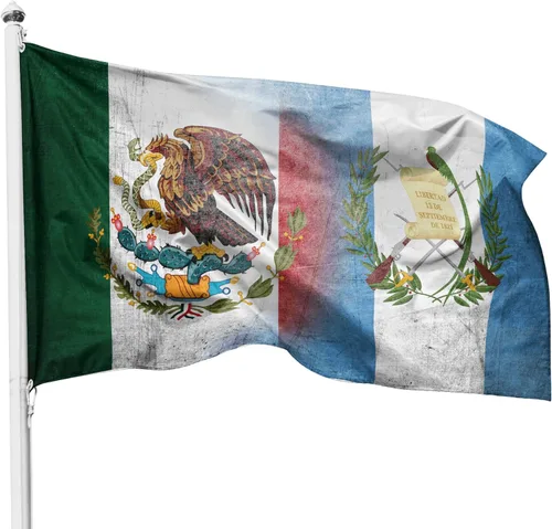 Miniatura 14 de Bandera de México El Salvador - 3x5 pies de nailon, uso en exteriores e interiores