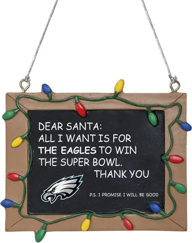 Miniatura 16 de NFL Resin Holiday Christmas Chalkboard Sign Ornament