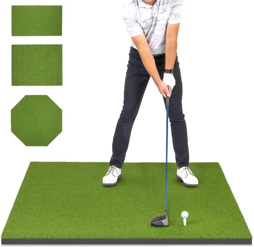 Miniatura 11 de GoSports Elite Golf Hitting Mat for Indoor and Outdoor Practice - Withstands Thousands of Shots - Heavy-Duty Turf Driving Range Mats Works with Golf