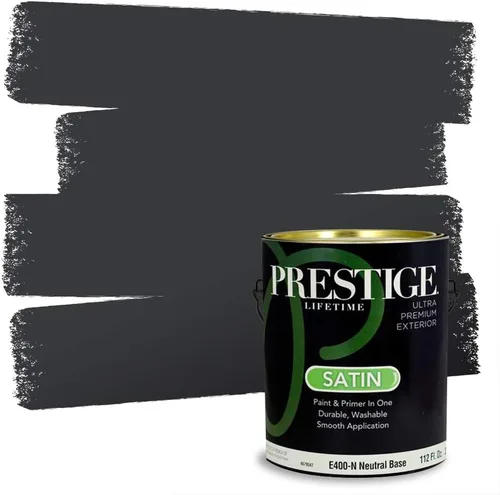 Miniatura 138 de Prestige Paints - 2 en 1, pintura base y pintura de exterior, P500-N-SW7020 SW6991-PCM