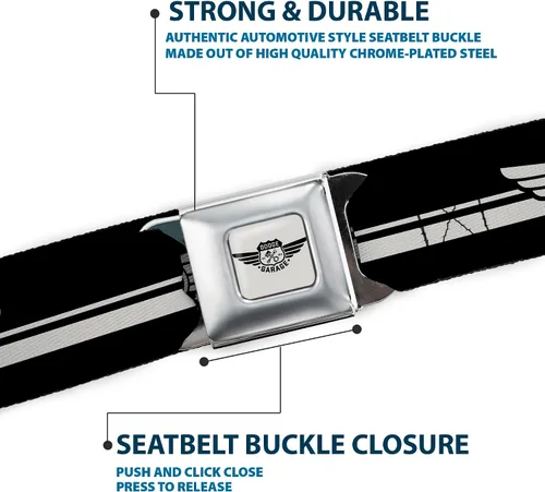 Miniatura 6 de Cinturón de seguridad para hombre con hebilla Dodge Garage Wdvg006