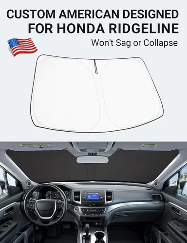 Miniatura 467 de Proadsy Parasol plegable para parabrisas delantero 2026, ajuste personalizado, accesorios para CRV SUV LX EX EX-L EX-L Navi Touring 2017-2022
