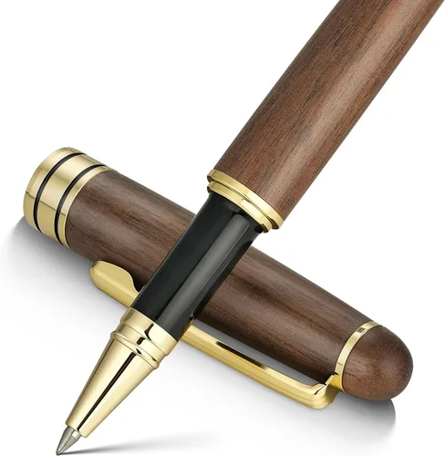 Miniatura 14 de BEILUNER Juego de Escritura de Bolígrafo de Madera Personalizado de Lujo, Palisandro - Elegante y Bonito Juego de Bolígrafos de Regalo para Firma