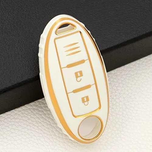 Miniatura 12 de TPU Car Remote Key Case Cover Shell, for Nissan Qashqai J10J11 X-Trail T31T32 Kicks Tiida Pathfinder Murano Note Juke for Infiniti B-green Only Case