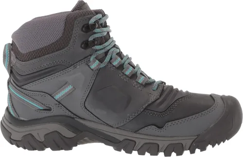 Miniatura 6 de KEEN Ridge Flex - Botas de senderismo impermeables de altura media para mujer, Acero GrisPorcelana, 8.5