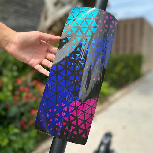 Miniatura 4 de Calcomanías de vinilo autoadhesivas de alta calidad y fundas para patinete eléctrico de adultos, personaliza y protege tu viaje con estilo (Galaxy)
