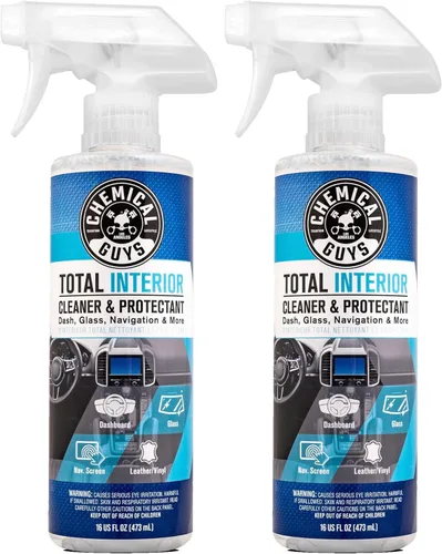 Miniatura 15 de Chemical Guys Limpiador y protector total de interiores – Chemical Guys Limpiador de interiores, limpia y protege cuero, vinilo, plástico, goma
