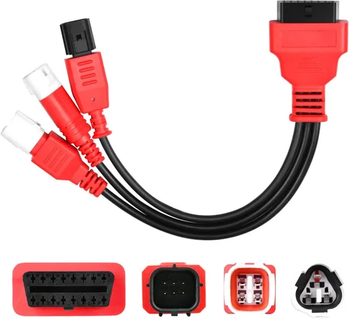 Autel Cable adaptador OBD2 original 3 en 1, adaptador de enchufe de 16 pines a 6/4/3 pines, OBD2 a OBD1 6pin 4pin 3pin adaptador de enchufe para