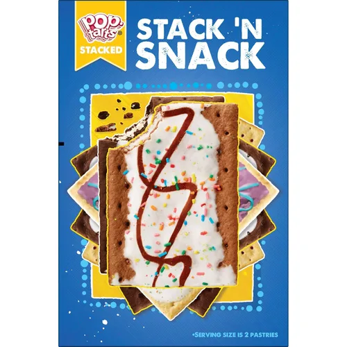 Miniatura 10 de Pop-Tarts Pasteles para tostadora, comida para el desayuno y aperitivos para niños, fresa sin glaseado, caja de 10.15 libras (96 unidades)