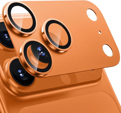 WSKEN Protector de lente de cámara para iPhone 17 Pro Max - [grado militar inastillable] [fuerte adherencia] protector de pantalla de cámara de