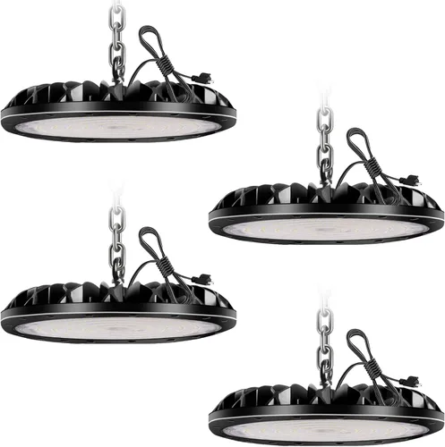 Miniatura 13 de 100W 10000LM UFO LED High Bay Light Luz LED Super Brillante ED High Bay Shop Luz blanca 6500K Luz de día, iluminación comercial de alta bahía
