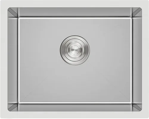 Miniatura 8 de Fregadero de cocina empotrado de 15 x 15 pulgadas, fregadero de barra de cocina de acero inoxidable T-304 hecho a mano de cuenco único o pequeño
