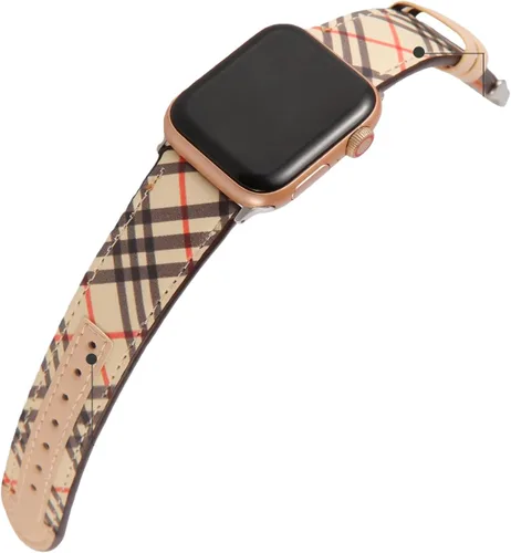 Miniatura 8 de Correa de diseñador compatible con Apple Watch S11 de 1.654 in y 1.811 in, 1.496 in, 1.575 in, 1.614 in, 1.732 in, 1.772 in y 1.929 in, correa