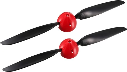 uxcell Hélices plegables RC 11x6 pulgadas Spinner Tamaño D45xH43mm 0.118 in Diámetro del eje del motor. 2-Paletas para helicóptero de avión Nylon
