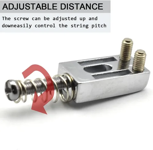 Miniatura 3 de Sillín de puente de guitarra con tornillos de resorte, llave trémolo para Fender Strat Stratocaster Tele Telecaster, accesorios de repuesto
