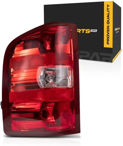 KarParts360: Para Chevy Silverado 2500 HD 2008 2009 2010 Conjunto de luz trasera trasera con bombillas reemplaza GM2800207 | 25877454