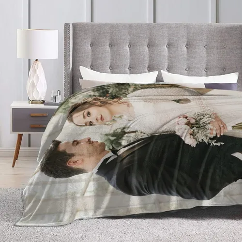 Miniatura 5 de Manta personalizada con fotos, texto, manta personalizada de collage de fotos, manta de franela personalizada, ropa de cama de cumpleaños, Navidad
