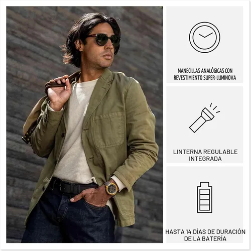Miniatura 3 de Garmin Instinct® Crossover AMOLED, resistente reloj inteligente híbrido con GPS con manecillas de reloj analógicas y pantalla AMOLED brillante