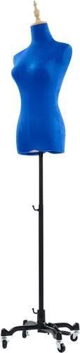 Miniatura 5 de Adjustable Dress Form, Female Sewing Mannequin, Movable Rolling Body Model Base , Detachable Casters Clothing Display Stand Mannequin for Clothing