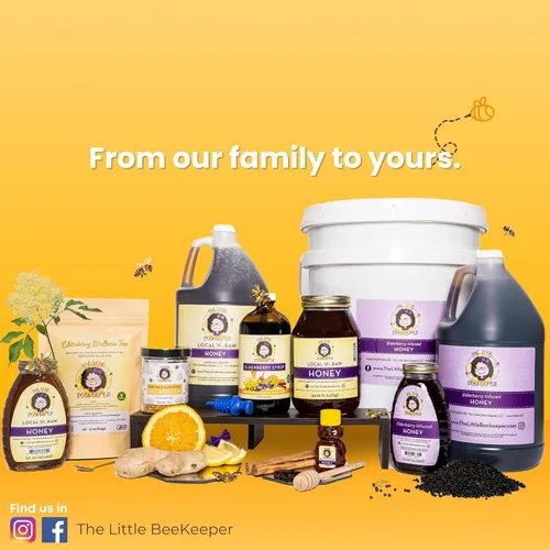 Miniatura 3 de The Little Beekeeper - Jarabe de saúco, botella de 16 onzas