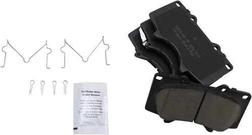 Miniatura 3 de TRQ Kit de pastillas de freno y rotor de rendimiento delantero, kit químico de freno, pastillas de freno, rotores de freno de cerámica premium