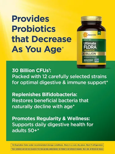 Miniatura 4 de Renew Life –Última flora para adultos 50 + Suplemento Probiótico de 30 mil millones, 90 unidades (Ex fórmula senior), 631257595607, 30, 1, 1