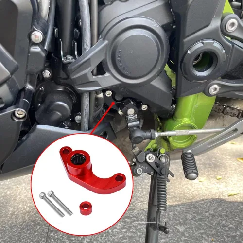 Miniatura 8 de Placa de soporte de cambio de aluminio para estabilizador de cambios (para vehículos Kawasaki) Z900,Z900RS (todos los modelos) (2018 en adelante)