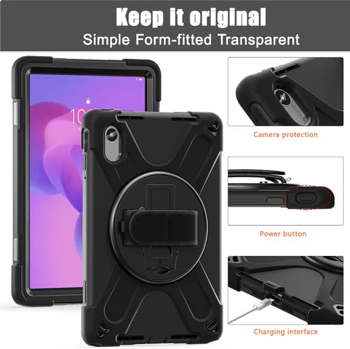 Miniatura 3 de ZenRich Funda resistente para Lenovo Idea Tab 11 2025 / K11 Gen 2 / Xiaoxin Pad 11 / M11 de 11 pulgadas resistente a prueba de golpes con soporte