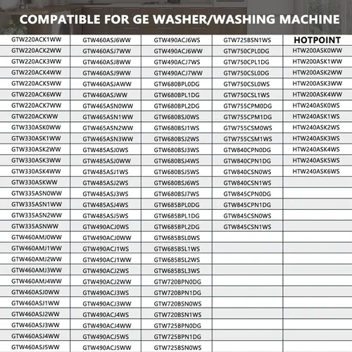 Miniatura 7 de WISINY WH02X24399 4455158 - Interruptor de bloqueo de tapa de lavadora compatible con Ge, piezas de repuesto para cerradura de cubierta de lavadora