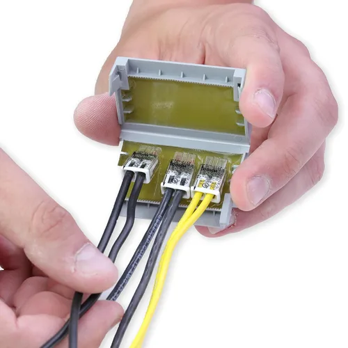 Miniatura 5 de 207-1333 WAGO Gelbox para conectores de las series 221 y 2773 Protección contra la humedad Certificado IPX8 12 AWG Gris, carcasa sin