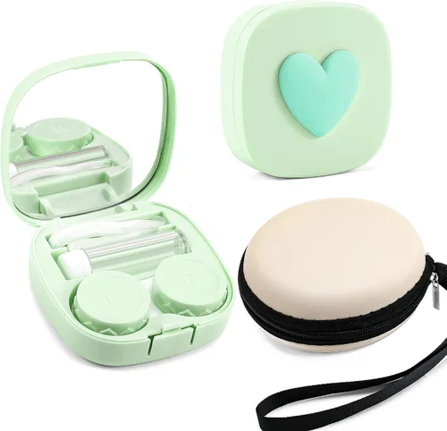 Miniatura 11 de FEISEDY Portátil Lindo Lente De Contacto Herramienta Removedor De Caso Con Espejo Pinzas Kit Para Mujeres Y Niña B0081