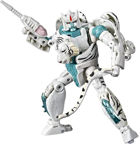 Transformers Toys Generations War for Cybertron: Kingdom Voyager WFC-K35 Tigatron - Figura de acción para niños de 8 años en adelante, 7 pulgadas