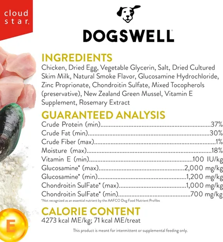 Miniatura 3 de Dogswell Hip & Joint Grillers - Golosinas para perros, pollo, bolsa de 12 onzas