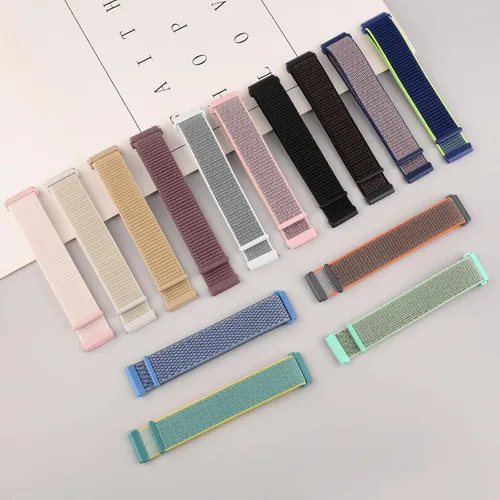 Miniatura 2 de Bandas de nailon para Fitbit Versa 2 - Pulseras deportivas de repuesto suaves y transpirables para mujeres y hombres