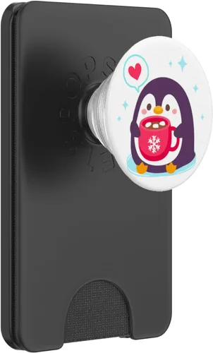 Miniatura 8 de Little Cute Chubby Penguin Love Coffee - PopSockets Grip and Stand for Phones and Tablets