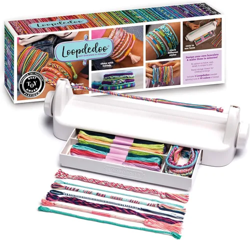 Miniatura 10 de Colorspin - Kit eléctrico para hacer pulseras de la amistad, haz pulseras en minutos para cumpleaños y regalos de amistad, haz 15 pulseras, diseño
