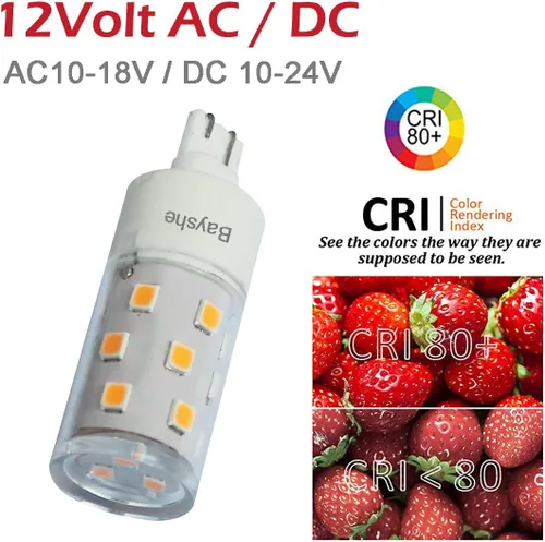 Miniatura 5 de BAYSHE Bombillas LED con base de cuña T10 de 12 V, 5 W, Malibú, camino, jardín, 921, 922, 912, 194, 168, T10, caravana, remolque, autocaravana